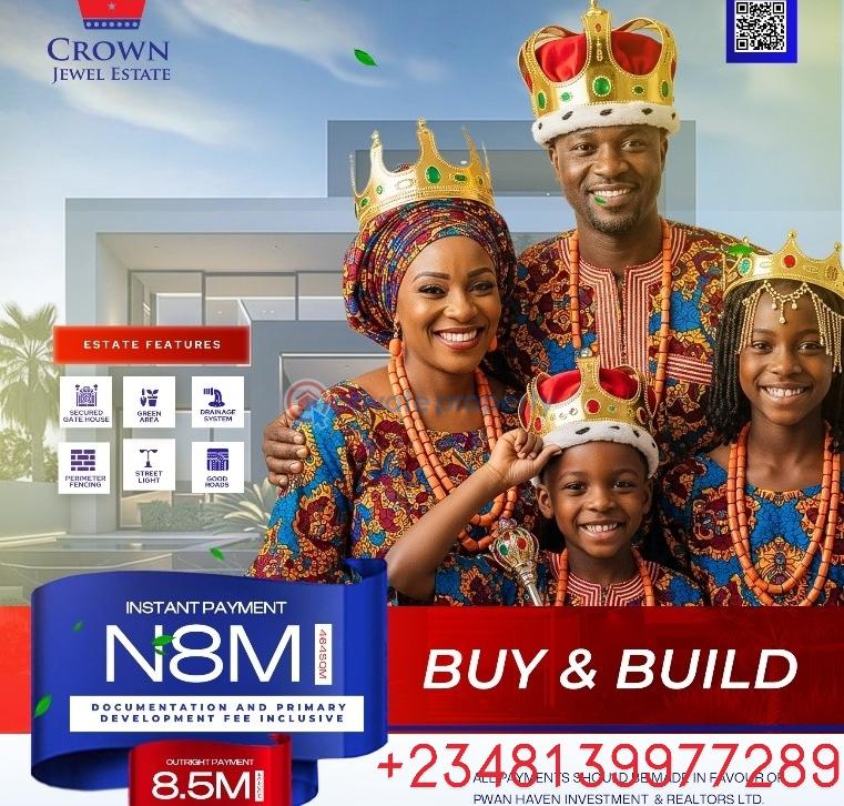 Mixed use Land For Sale Crown Jewel, Delta State Polytechnic, Admiralty University Asaba Delta