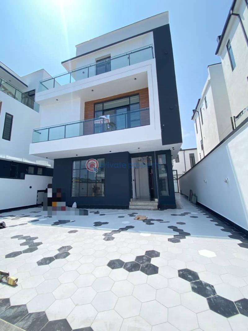 5 bedroom Detached Duplex For Sale Chevron Drive Lekki Lagos - 1