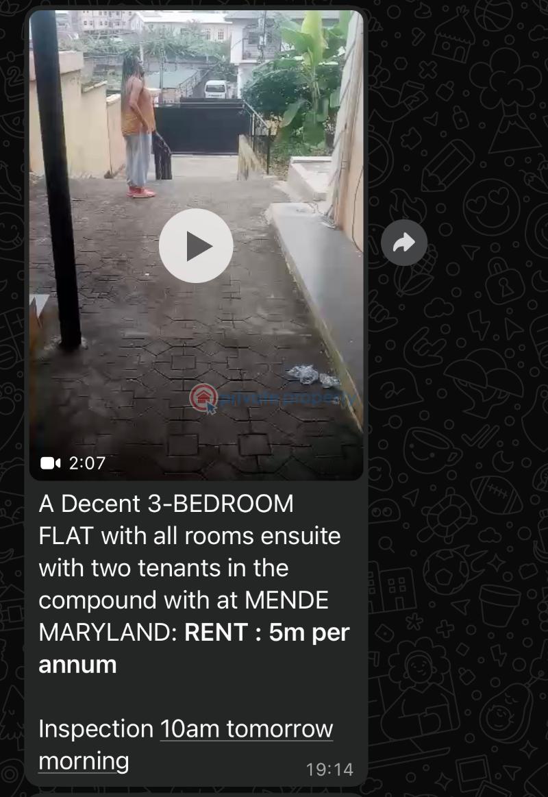 3 bedroom Block Of Flats For Rent Mende Maryland Lagos - 0