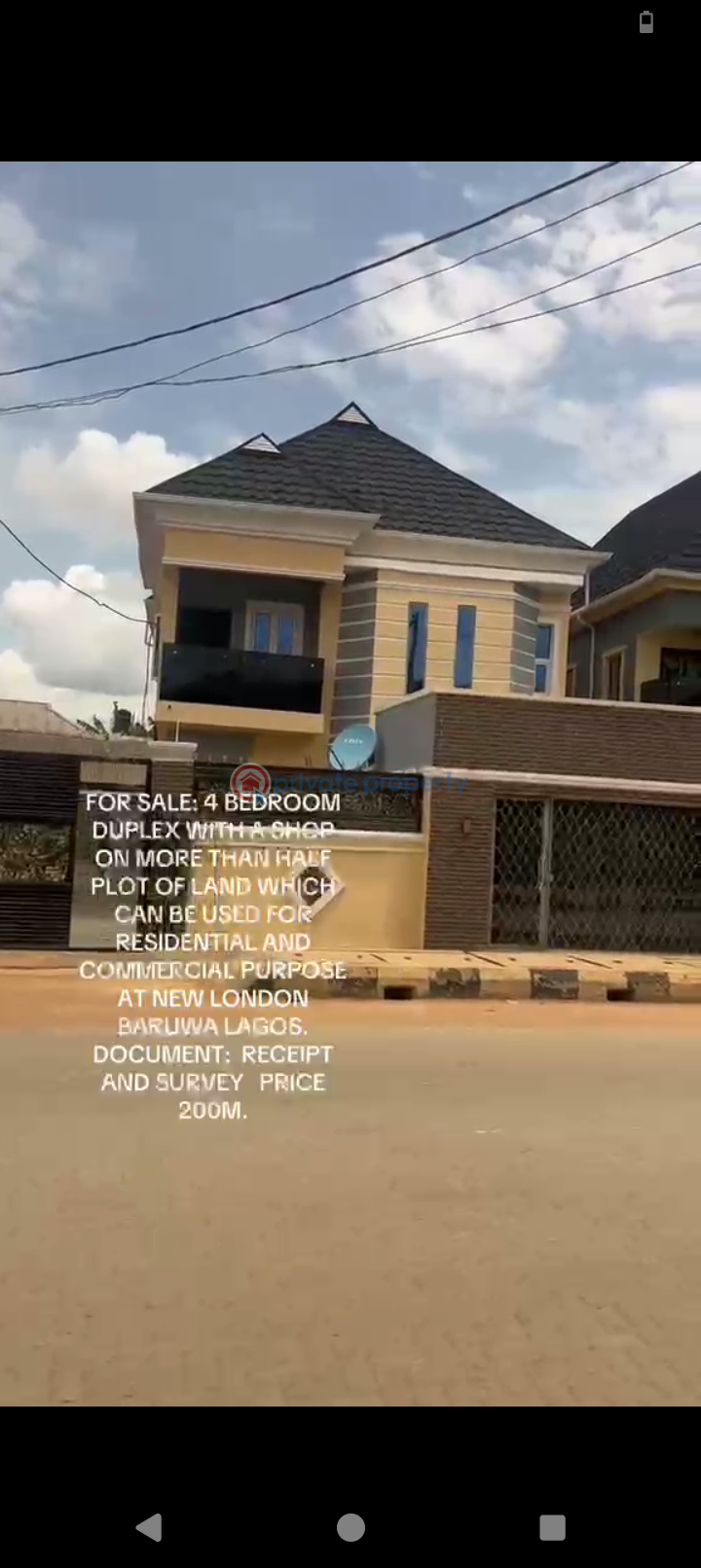 House For Sale New London,baruwa, Baruwa Ipaja Lagos - 0