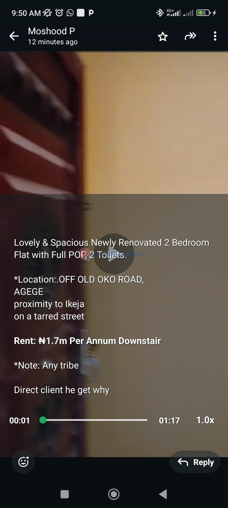 2 bedroom Block Of Flats For Rent Oko Oba Agege Lagos - 0