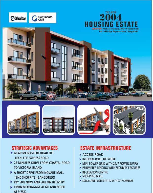 Block Of Flats For Sale Off Lekki Epe Road Sangotedo Lagos - 1