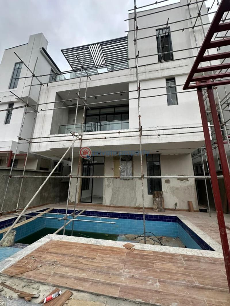 A luxury contemporary 5-bedroom fully detached duplex for sale chevron lekki - 16 5 bedroom Detached Duplex For Sale Chevron Lekki Chevron Drive Lekki Lagos - 16
