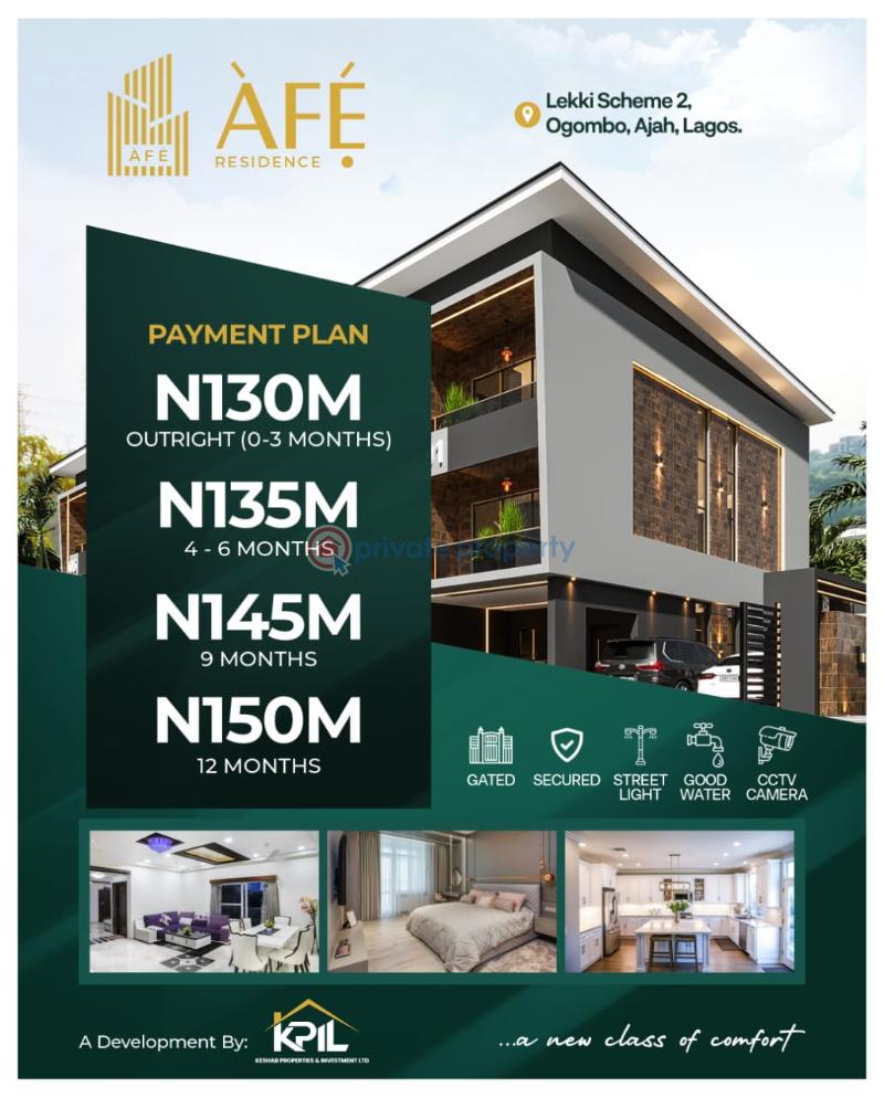 A luxury living in the heart of lekki scheme 2, - 1 4 bedroom Shared Apartment For Sale Ogombo, Lekki Scheme 2, Ajah, Lagos Lekki Scheme 2 Ajah Lagos - 1
