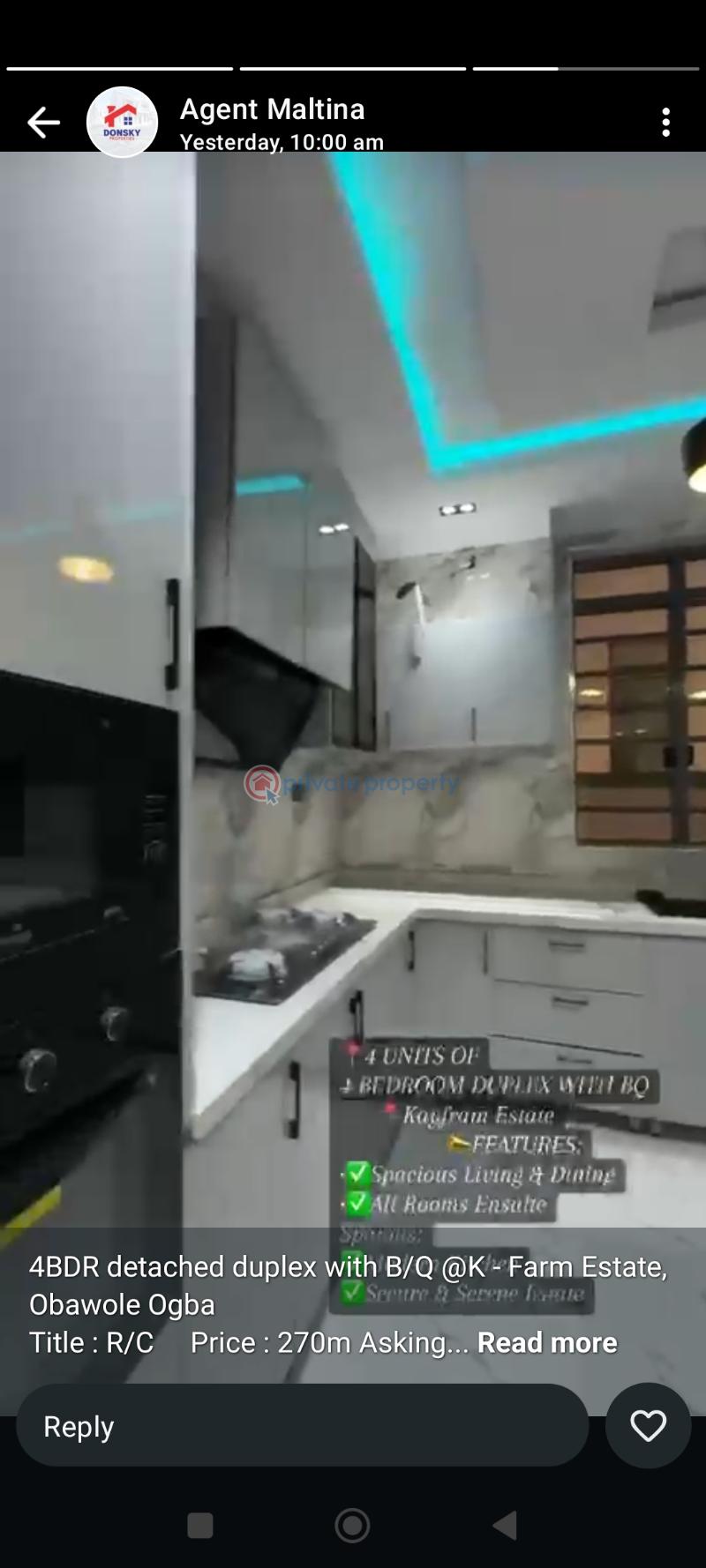 4 bedroom Detached Duplex For Sale Kay Farm Through Alamutu Estate Fagba Iju-obawole Ifako-Ijaiye Lagos - 9