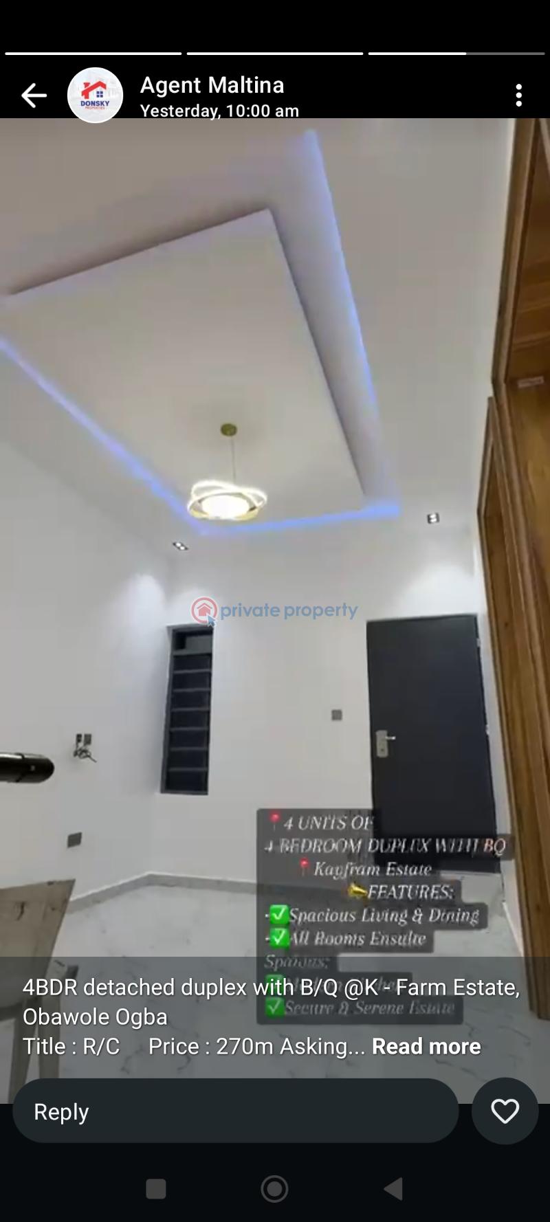 4 bedroom Detached Duplex For Sale Kay Farm Through Alamutu Estate Fagba Iju-obawole Ifako-Ijaiye Lagos - 14