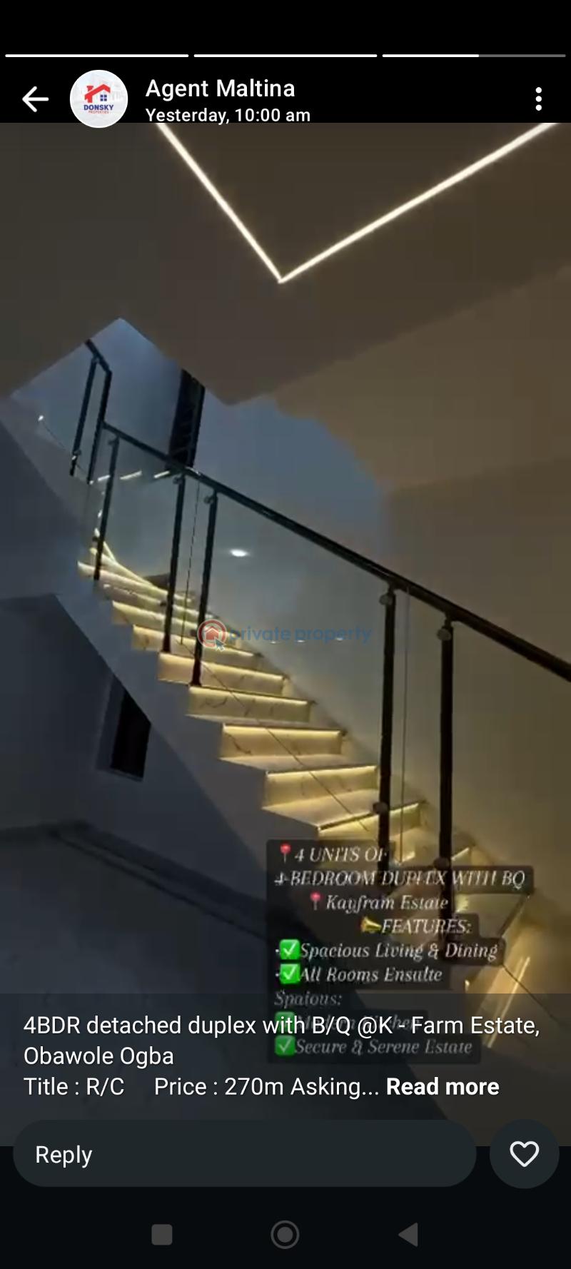 4 bedroom Detached Duplex For Sale Kay Farm Through Alamutu Estate Fagba Iju-obawole Ifako-Ijaiye Lagos - 13