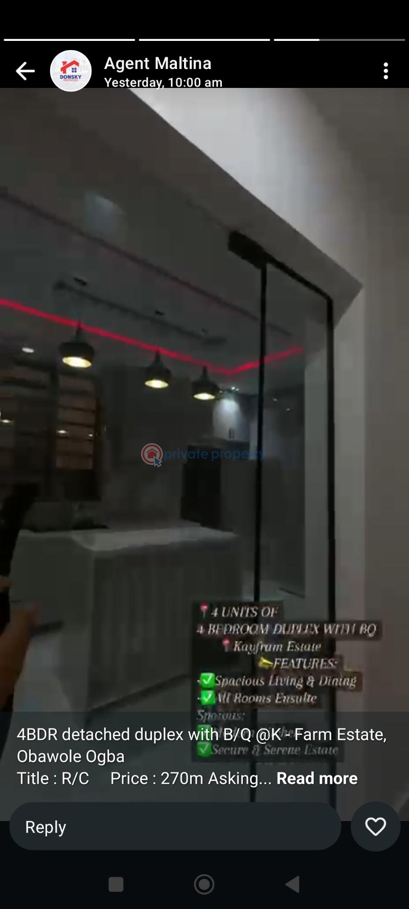 4 bedroom Detached Duplex For Sale Kay Farm Through Alamutu Estate Fagba Iju-obawole Ifako-Ijaiye Lagos - 10