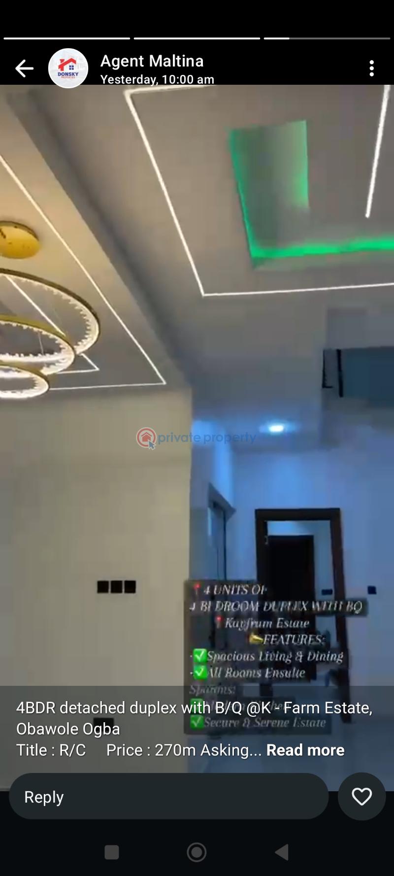 4 bedroom Detached Duplex For Sale Kay Farm Through Alamutu Estate Fagba Iju-obawole Ifako-Ijaiye Lagos - 7