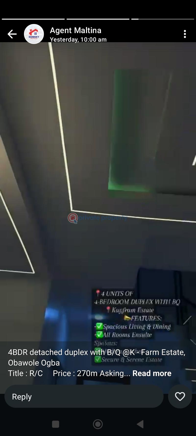 4 bedroom Detached Duplex For Sale Kay Farm Through Alamutu Estate Fagba Iju-obawole Ifako-Ijaiye Lagos - 4