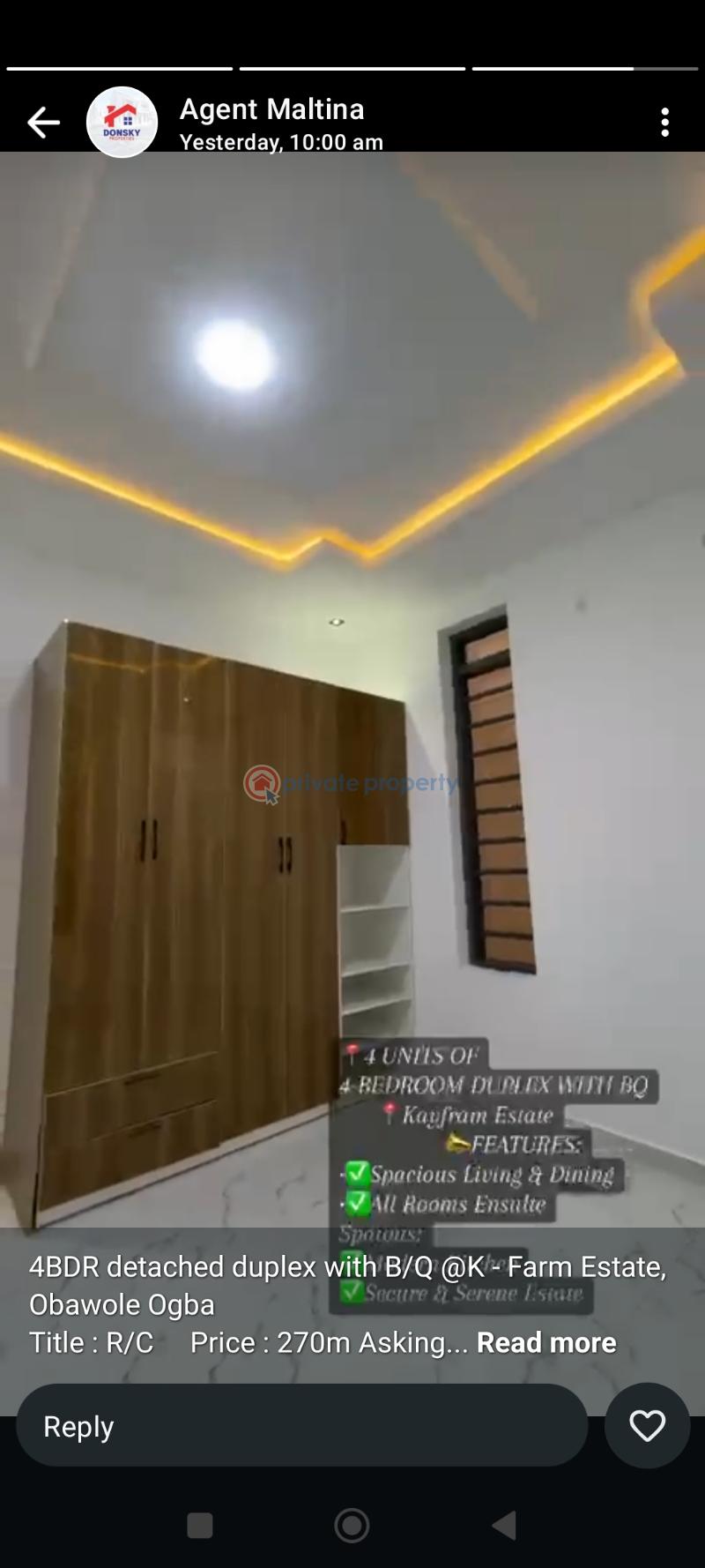 4 bedroom Detached Duplex For Sale Kay Farm Through Alamutu Estate Fagba Iju-obawole Ifako-Ijaiye Lagos - 17