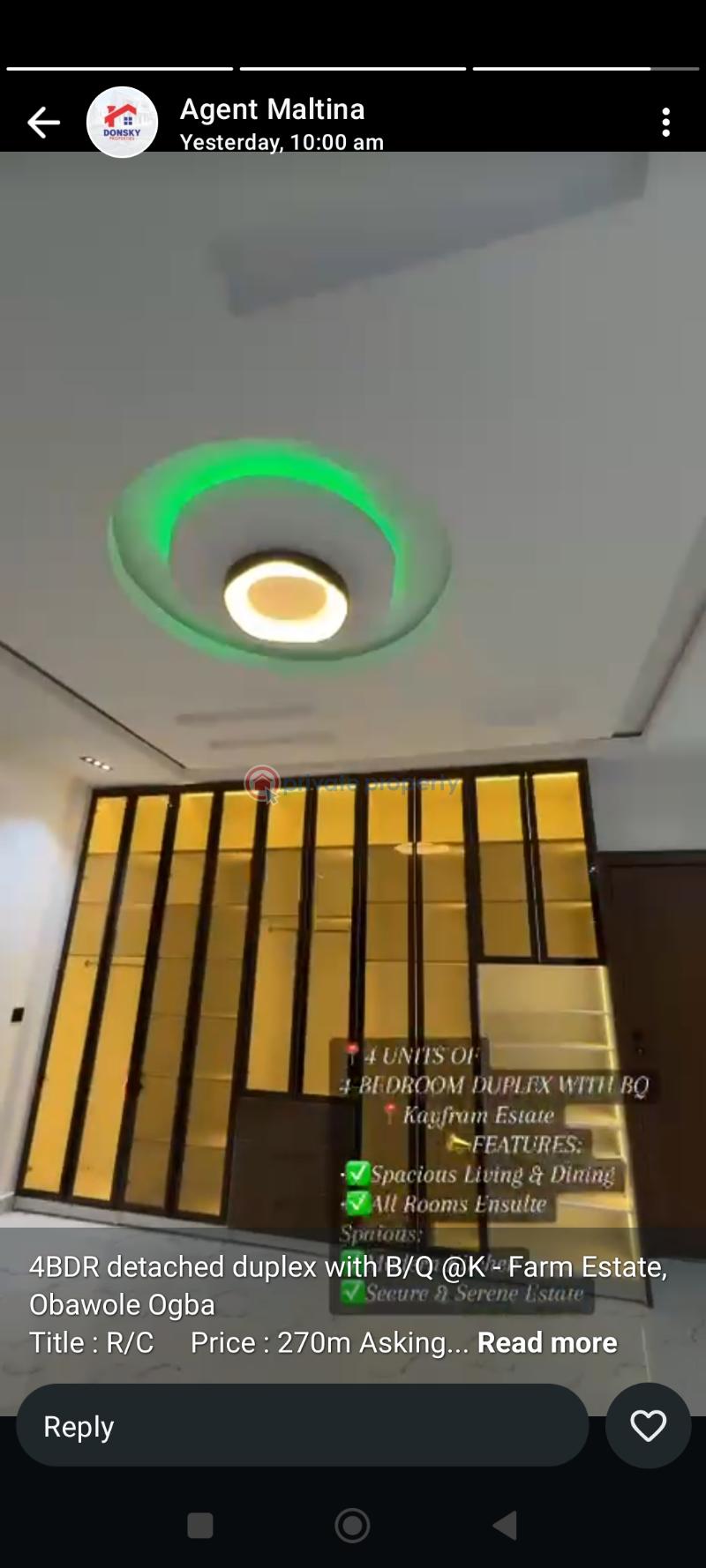 4 bedroom Detached Duplex For Sale Kay Farm Through Alamutu Estate Fagba Iju-obawole Ifako-Ijaiye Lagos - 19