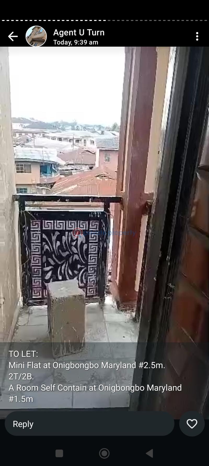 1 bedroom Mini Flat For Rent Onigbongbo Mende Maryland Lagos - 0