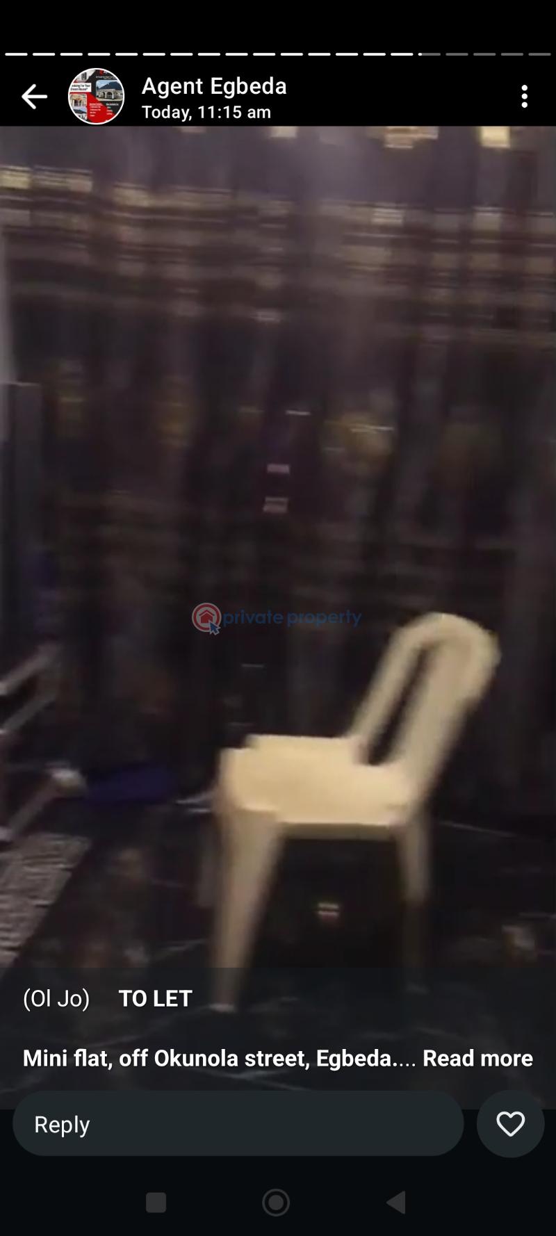 1 bedroom Mini Flat For Rent Okunola Egbeda Alimosho Lagos - 2