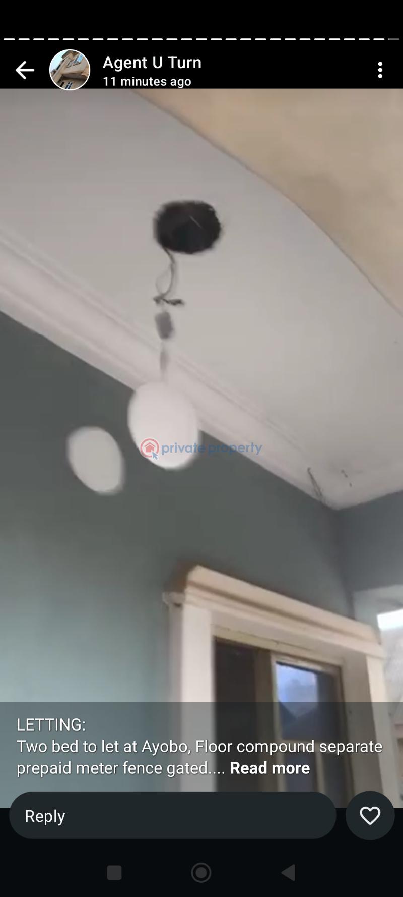 2 bedroom Block Of Flats For Rent Ayobo Ipaja Lagos - 1