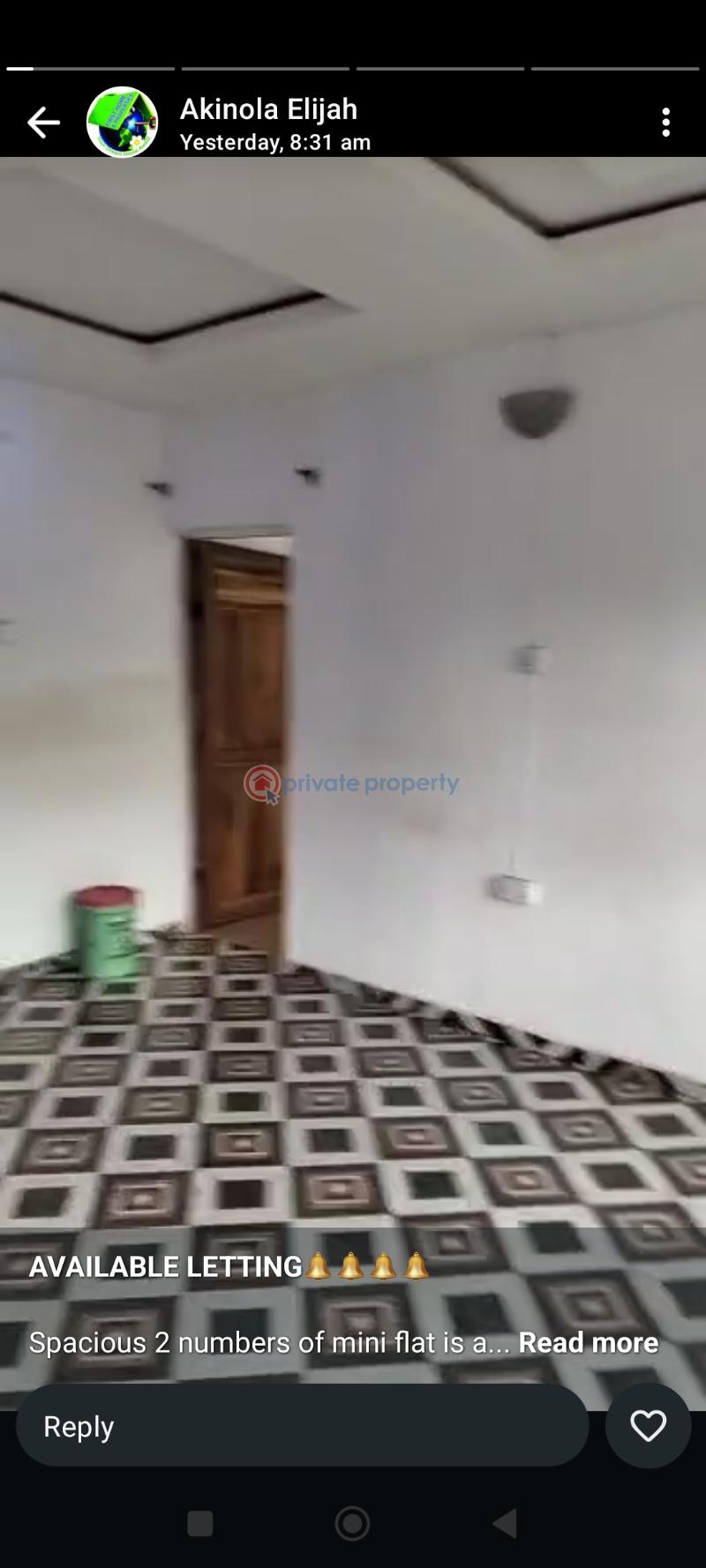 1 bedroom Mini Flat For Rent Jibowu Street Off Agbe Road Abule Egba Abule Egba Lagos - 2