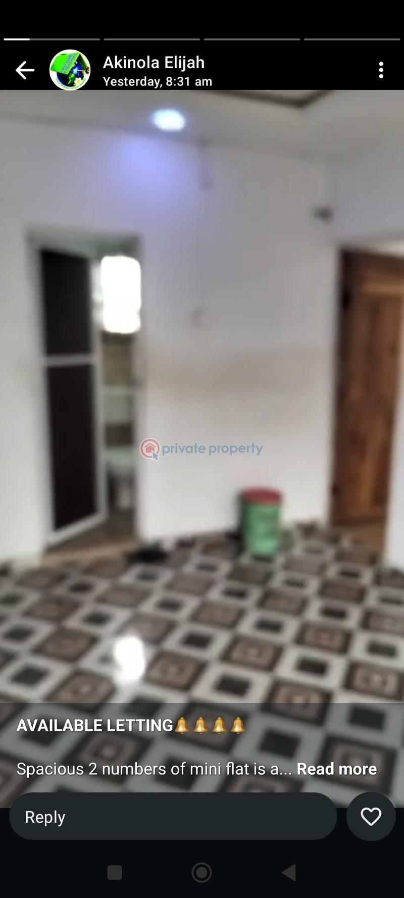 1 bedroom Mini Flat For Rent Jibowu Street Off Agbe Road Abule Egba Abule Egba Lagos - 4