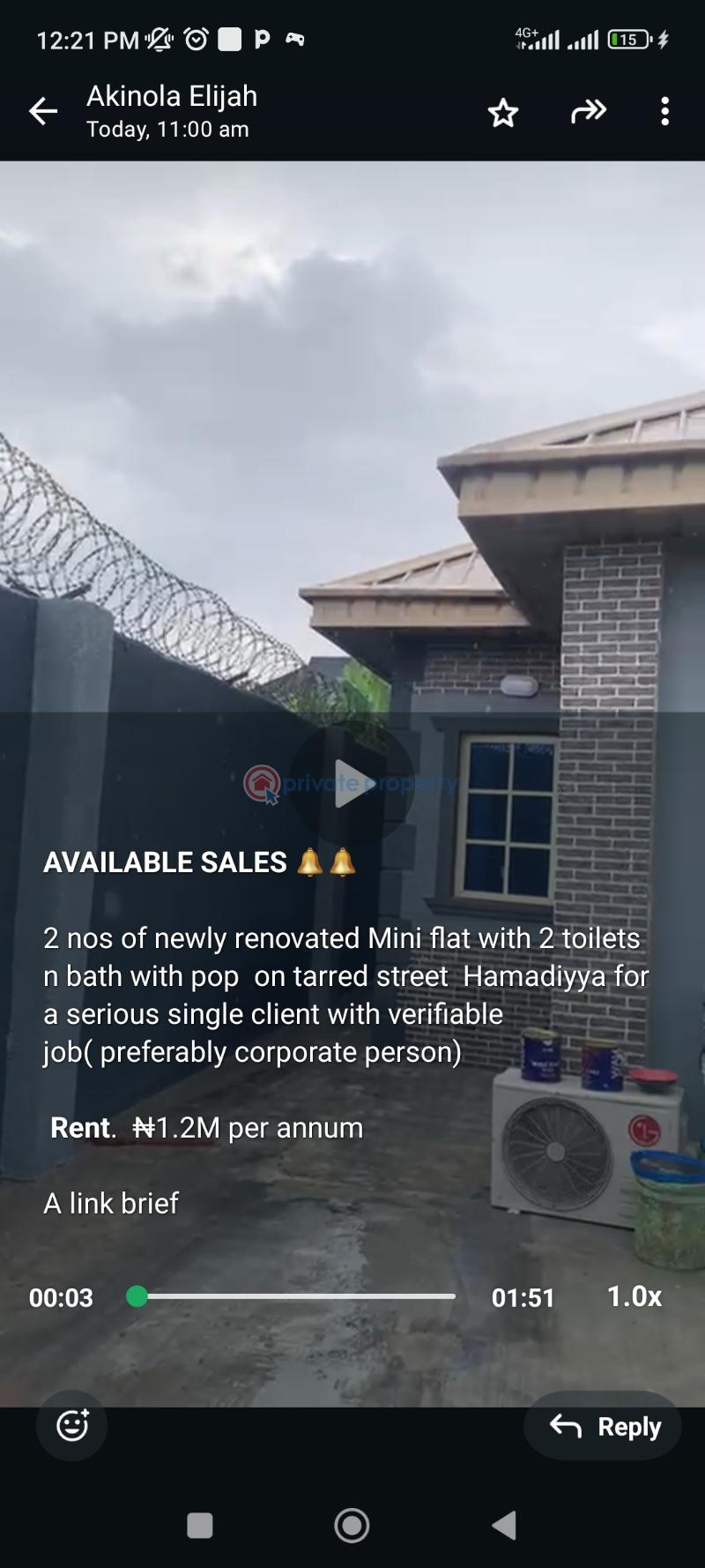 1 bedroom Mini Flat For Rent Hamadiya Abule Egba Lagos - 0