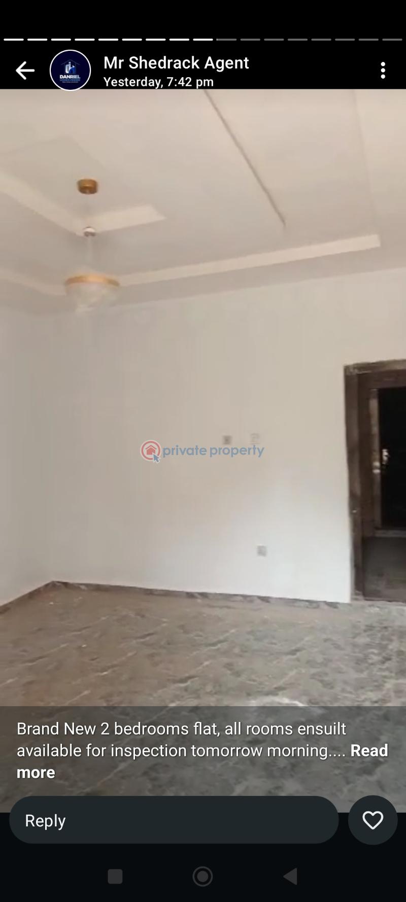 2 bedroom Block Of Flats For Rent Lucas, Olowo Obawole Ogba Ifako-ogba Lagos - 1