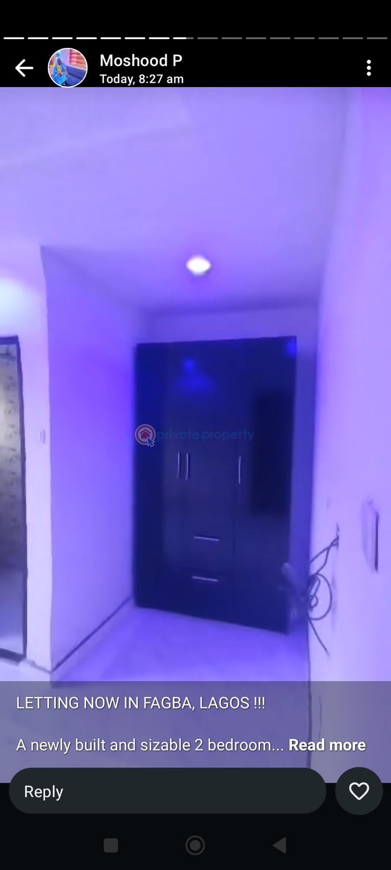 2 bedroom Block Of Flats For Rent Oshooo. Streeet, Faggba Iju  Agege Lagos - 7