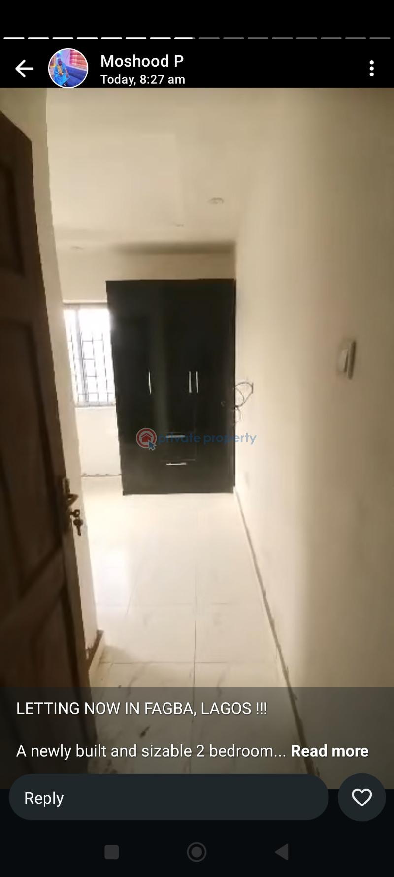 2 bedroom Block Of Flats For Rent Oshooo. Streeet, Faggba Iju  Agege Lagos - 10