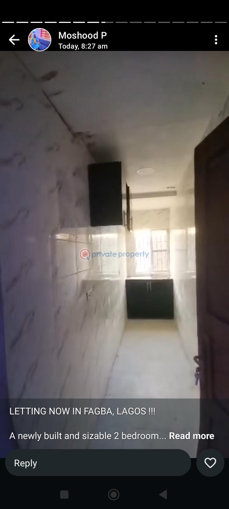 2 bedroom Block Of Flats For Rent Oshooo. Streeet, Faggba Iju  Agege Lagos - 4