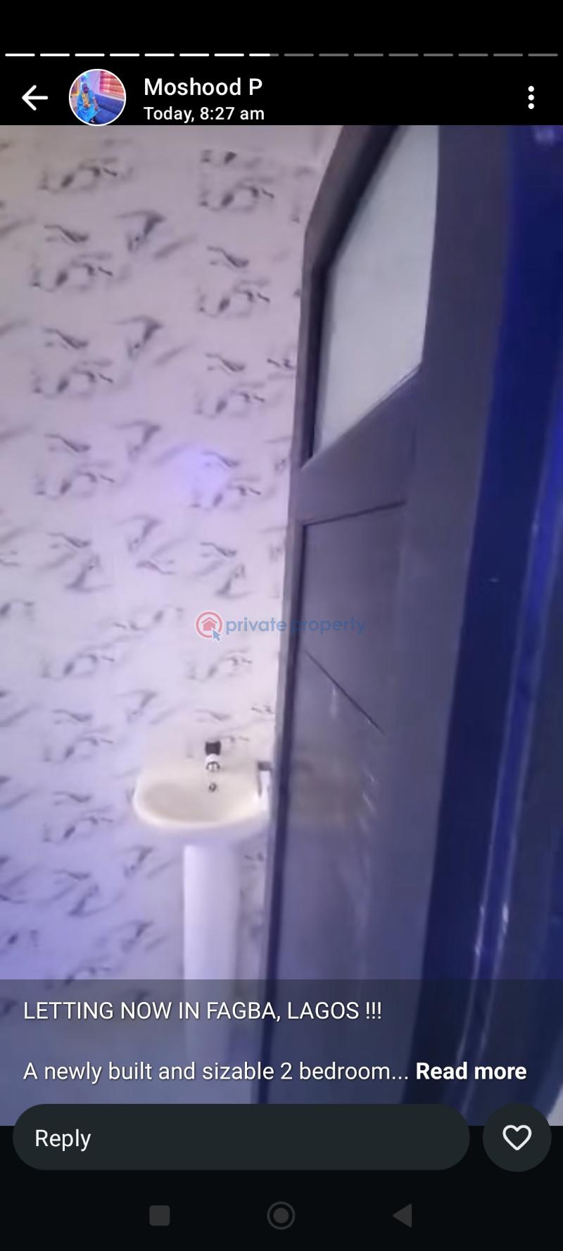 2 bedroom Block Of Flats For Rent Oshooo. Streeet, Faggba Iju  Agege Lagos - 8