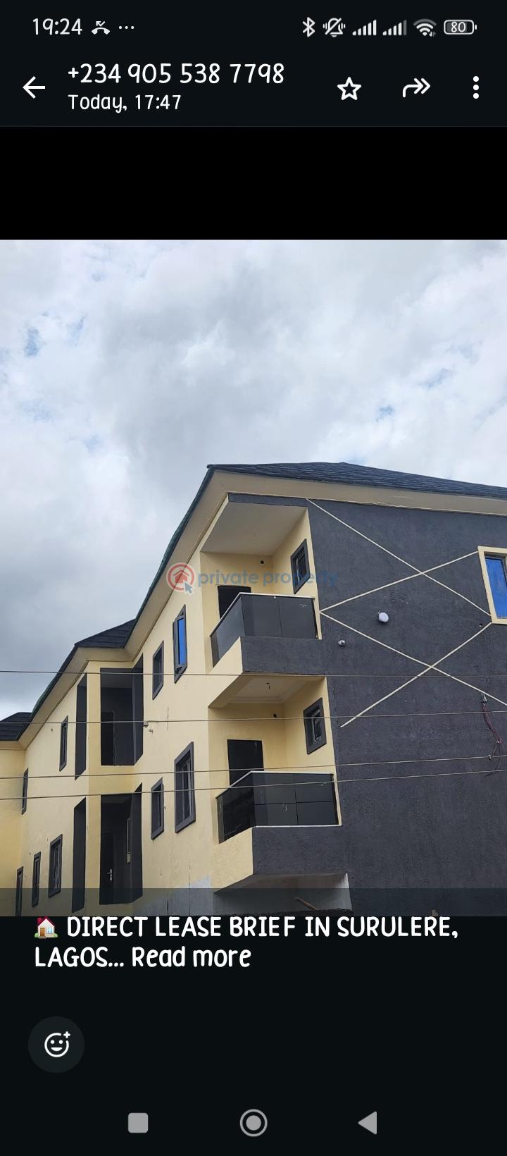 Mini Flat For Rent Off Cole Street, Via Ogunlana Drive, Surulere, Lagos* Ogunlana Surulere Lagos