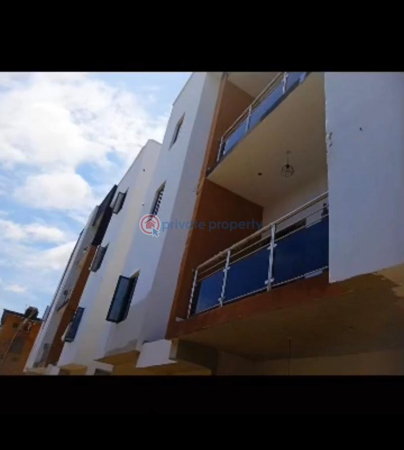 A newly built standard and tastefully finished block of 3bedroom apartment, upstairs & groundfloor-with-modern-features - 1 3 bedroom Block Of Flats For Sale Aguda  Surulere Lagos - 1