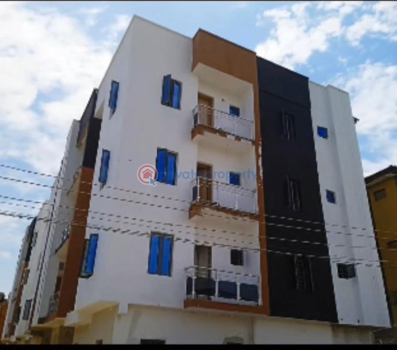 A newly built standard and tastefully finished block of 3bedroom apartment, upstairs & groundfloor-with-modern-features - 0 3 bedroom Block Of Flats For Sale Aguda  Surulere Lagos - 0