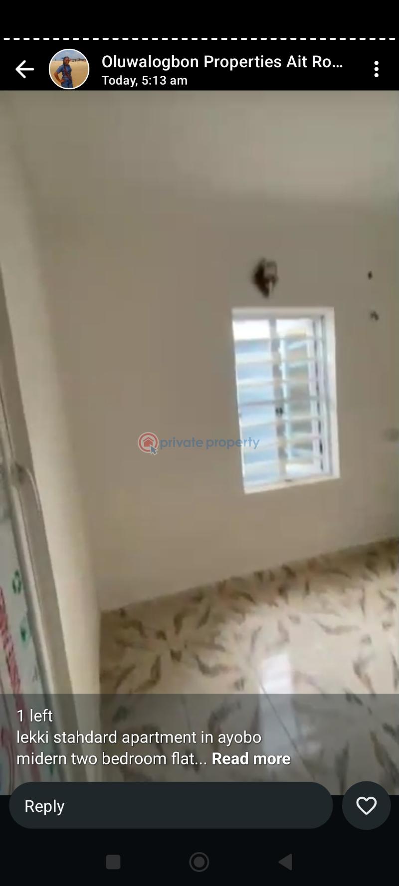 2 bedroom Block Of Flats For Rent Ayobo Ipaja Lagos - 7