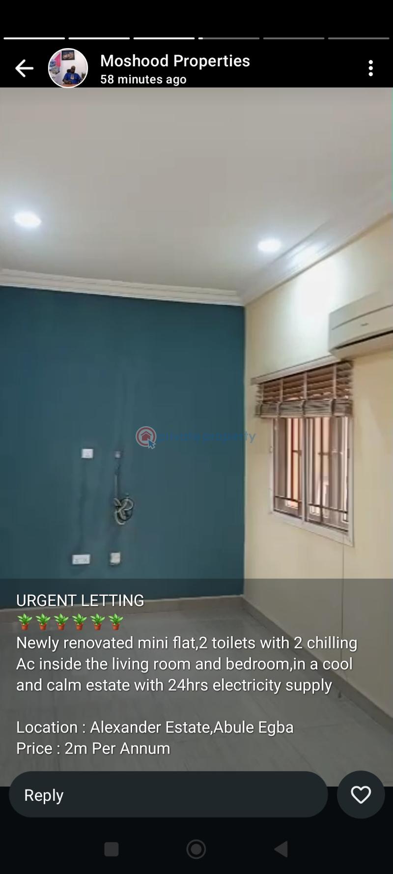 1 bedroom Mini Flat For Rent Alexandra Estate Oko Oba Agege Lagos - 0