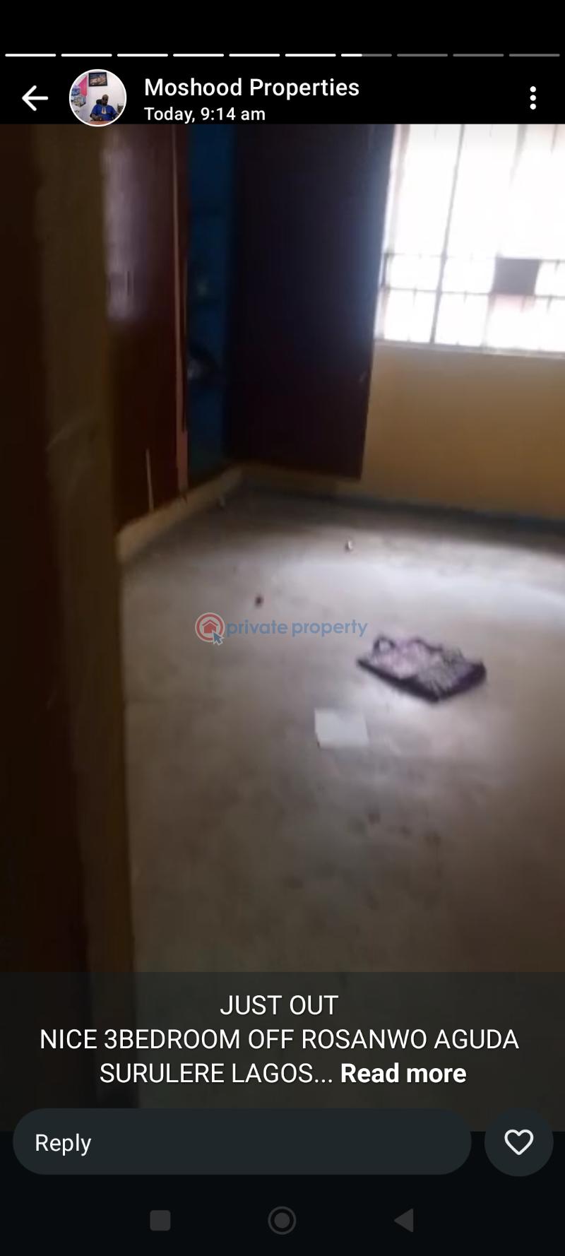 3 bedroom Mini Flat For Rent Rosanwo Aguda Surulere Aguda  Surulere Lagos - 7