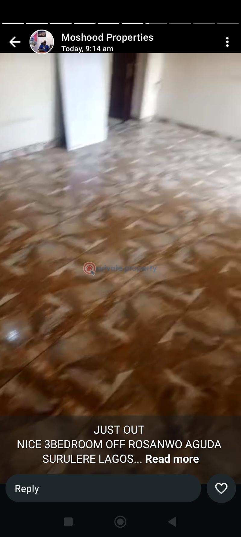 3 bedroom Mini Flat For Rent Rosanwo Aguda Surulere Aguda  Surulere Lagos - 10