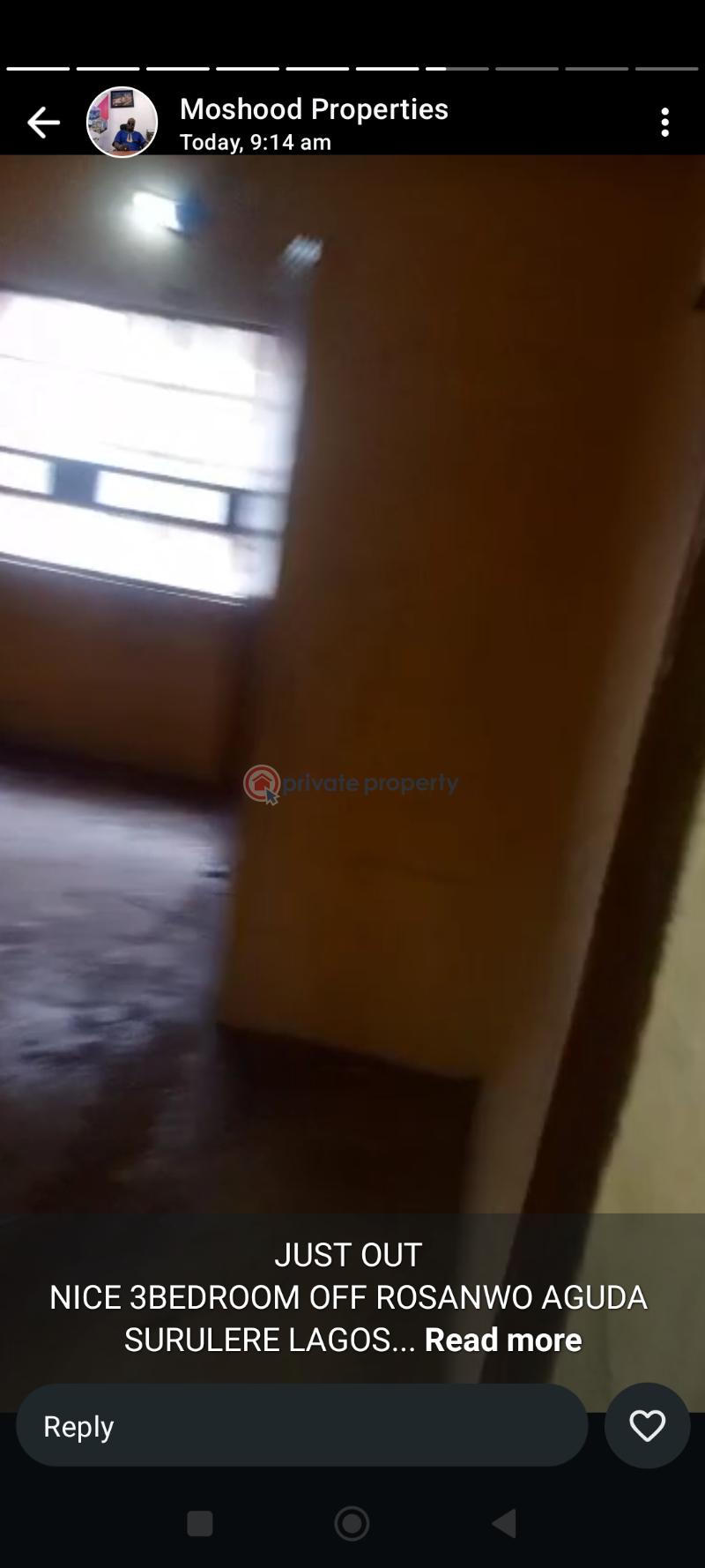 3 bedroom Mini Flat For Rent Rosanwo Aguda Surulere Aguda  Surulere Lagos - 5