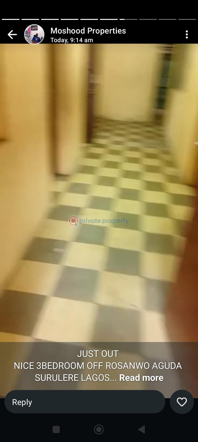 3 bedroom Mini Flat For Rent Rosanwo Aguda Surulere Aguda  Surulere Lagos - 9