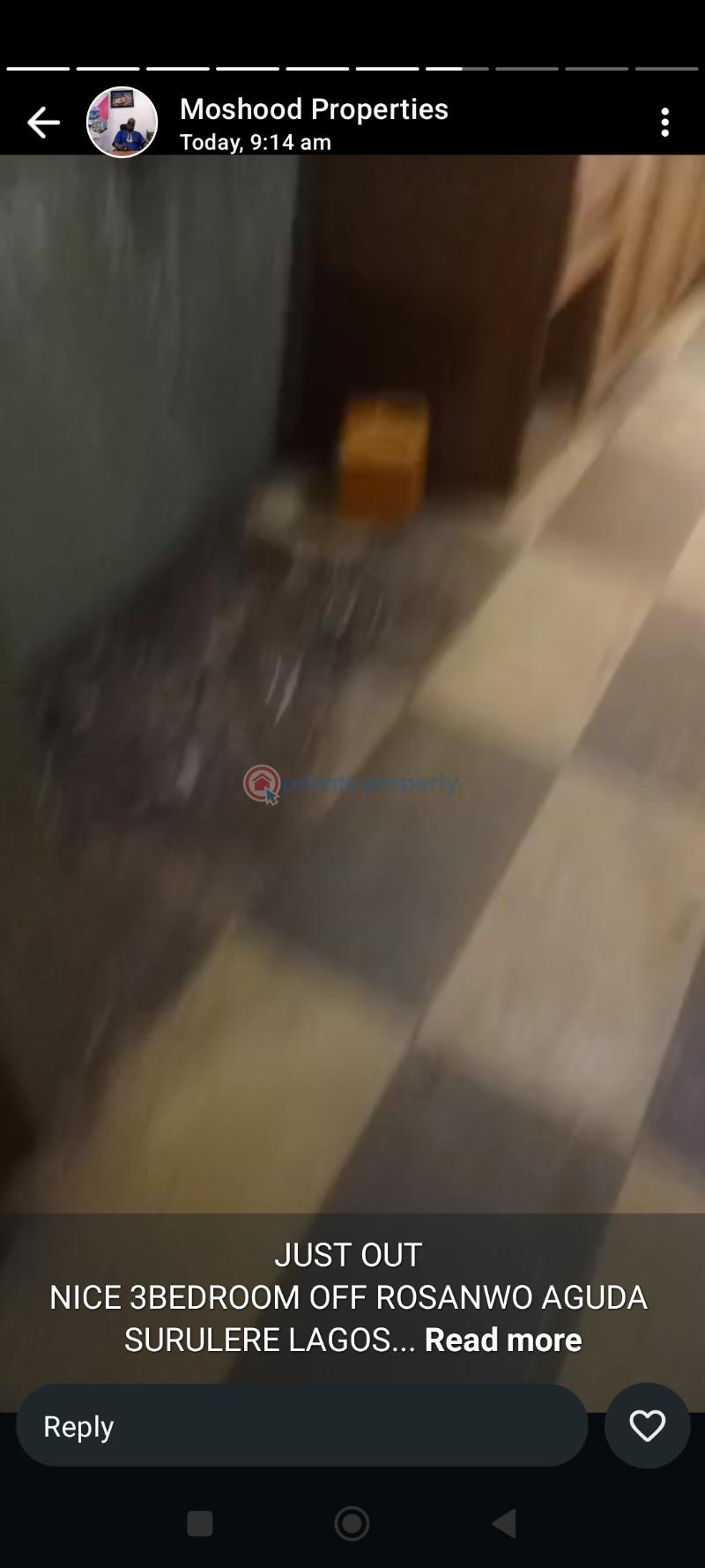 3 bedroom Mini Flat For Rent Rosanwo Aguda Surulere Aguda  Surulere Lagos - 1