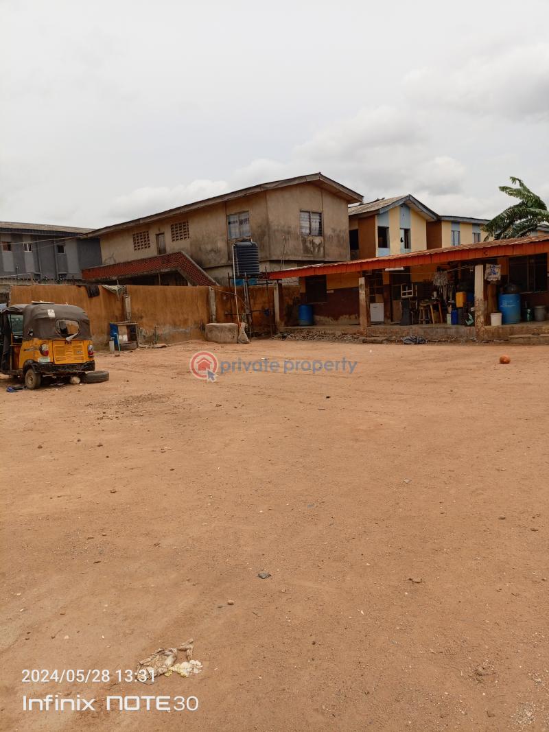 A parcel of land measuring 120by120 feets with 12 units of room & parlour self-contained - 1 Block Of Flats For Sale Off Iyana Isheri Bus Stop, Ijegun Ikotun Road Ikotun Ikotun/Igando Lagos - 1