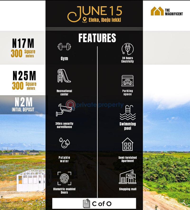 Land For Sale June 15 Estate, Beside Eleko Junction, Along Lekki Epe Expressway, Eleko Ibeju-Lekki Lagos - 12