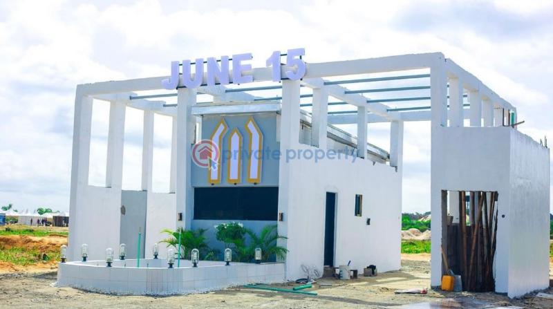 Land For Sale June 15 Estate, Beside Eleko Junction, Along Lekki Epe Expressway, Eleko Ibeju-Lekki Lagos - 5
