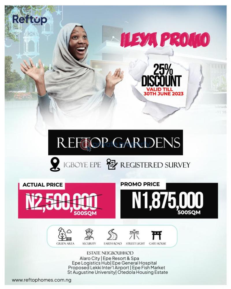 Land For Sale Reftop Gardens, Igboye, Epe, Epe Lagos - 1