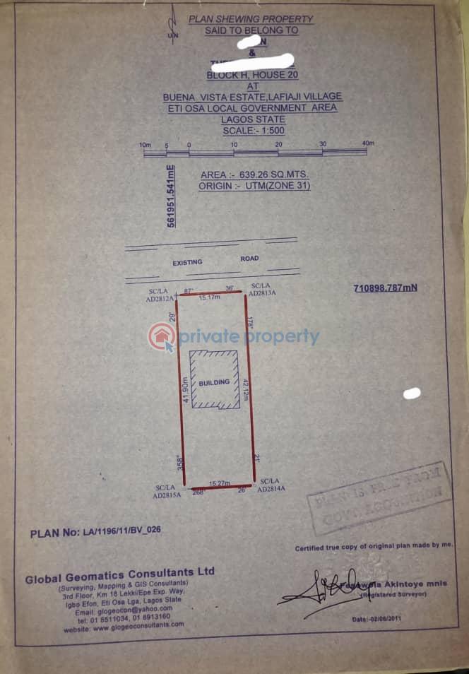 Residential Land For Sale Lafiaji Lekki Lagos - 5