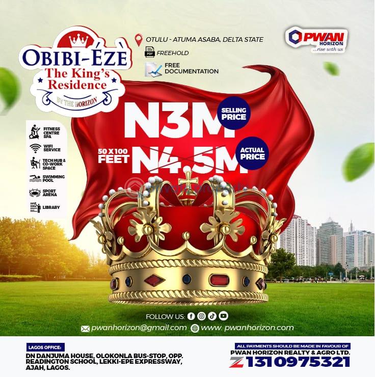 Mixed use Land For Sale Otulu Atuma Asaba Delta