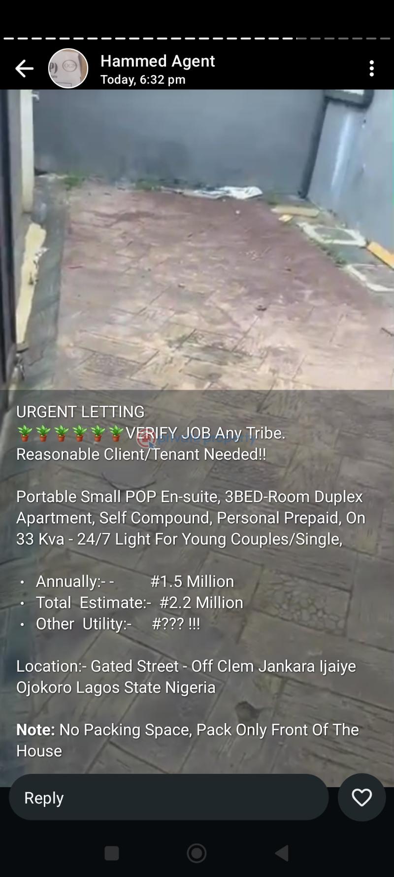 3 bedroom Block Of Flats For Rent Jankara, Ijaiye Ojokoro Abule Egba Lagos - 0