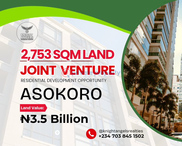 Joint Venture Land For Sale Asokoro Abuja Phase 1 