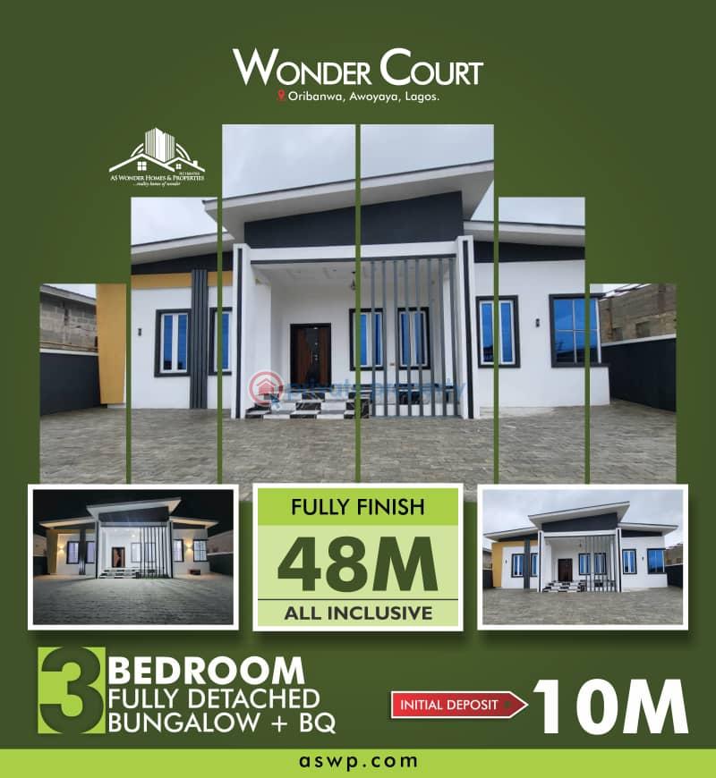 3 bedroom Bungalow For Sale Oribanwa Awayaya Ajah Lagos - 0