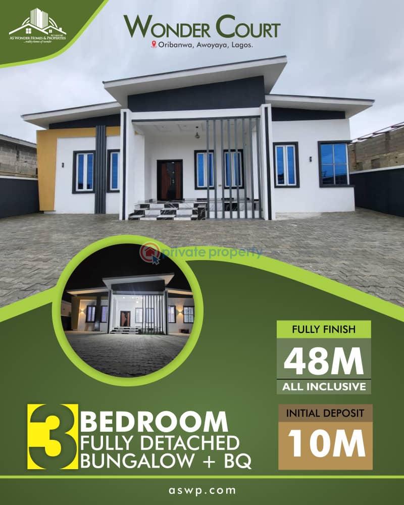 3 bedroom Bungalow For Sale Oribanwa Awayaya Ajah Lagos - 1