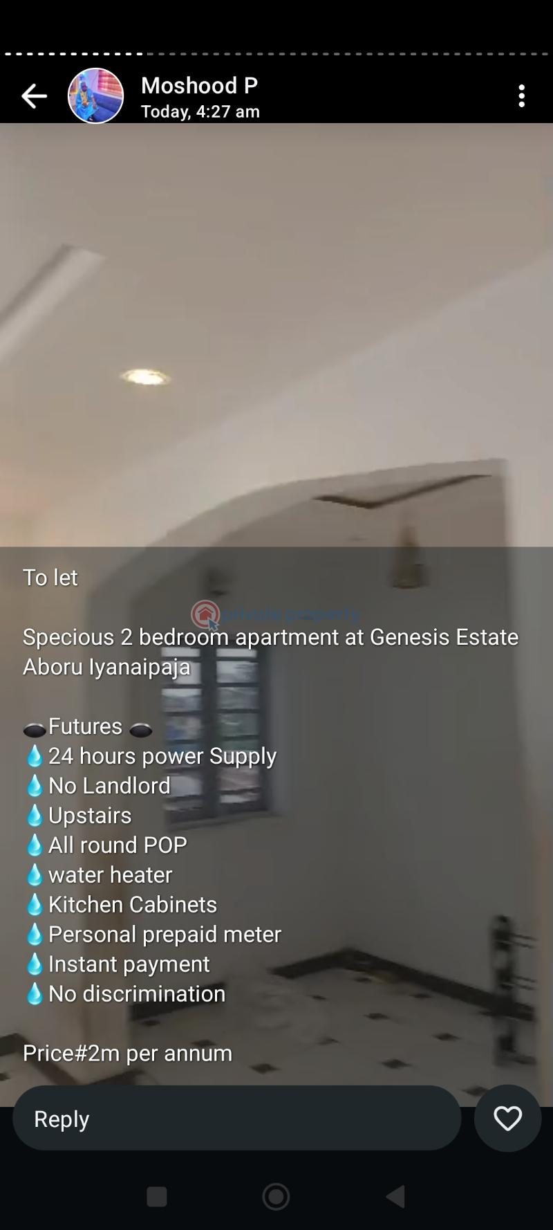 2 bedroom Block Of Flats For Rent Genesis Estate Aboru Iyana Ipaja Iyana Ipaja Lagos - 0