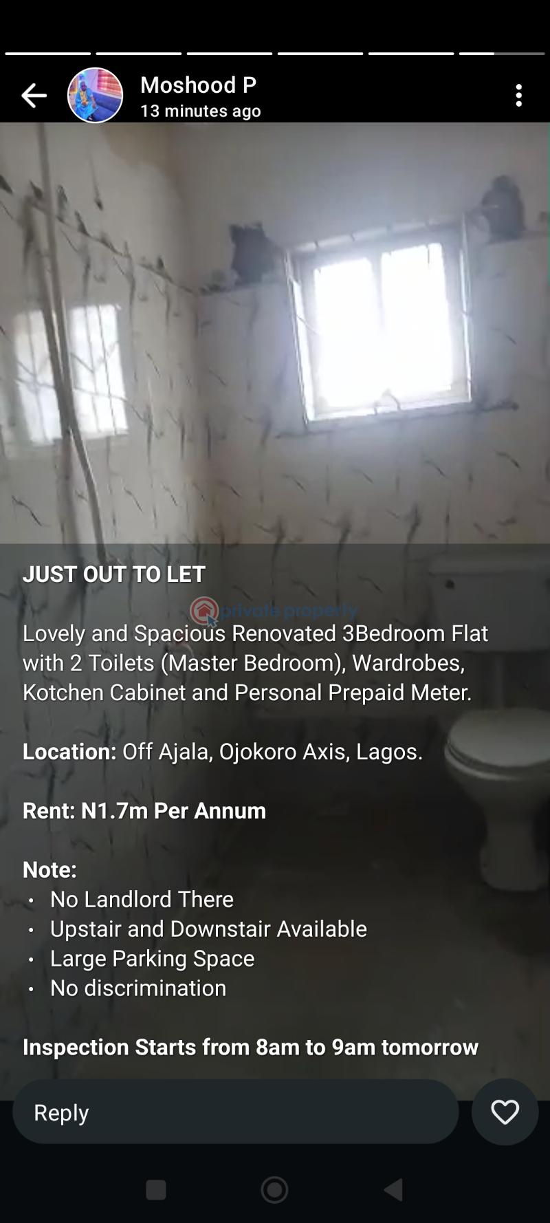 3 bedroom Block Of Flats For Rent Ajala Ojokoro Axis Ojokoro Abule Egba Lagos - 10