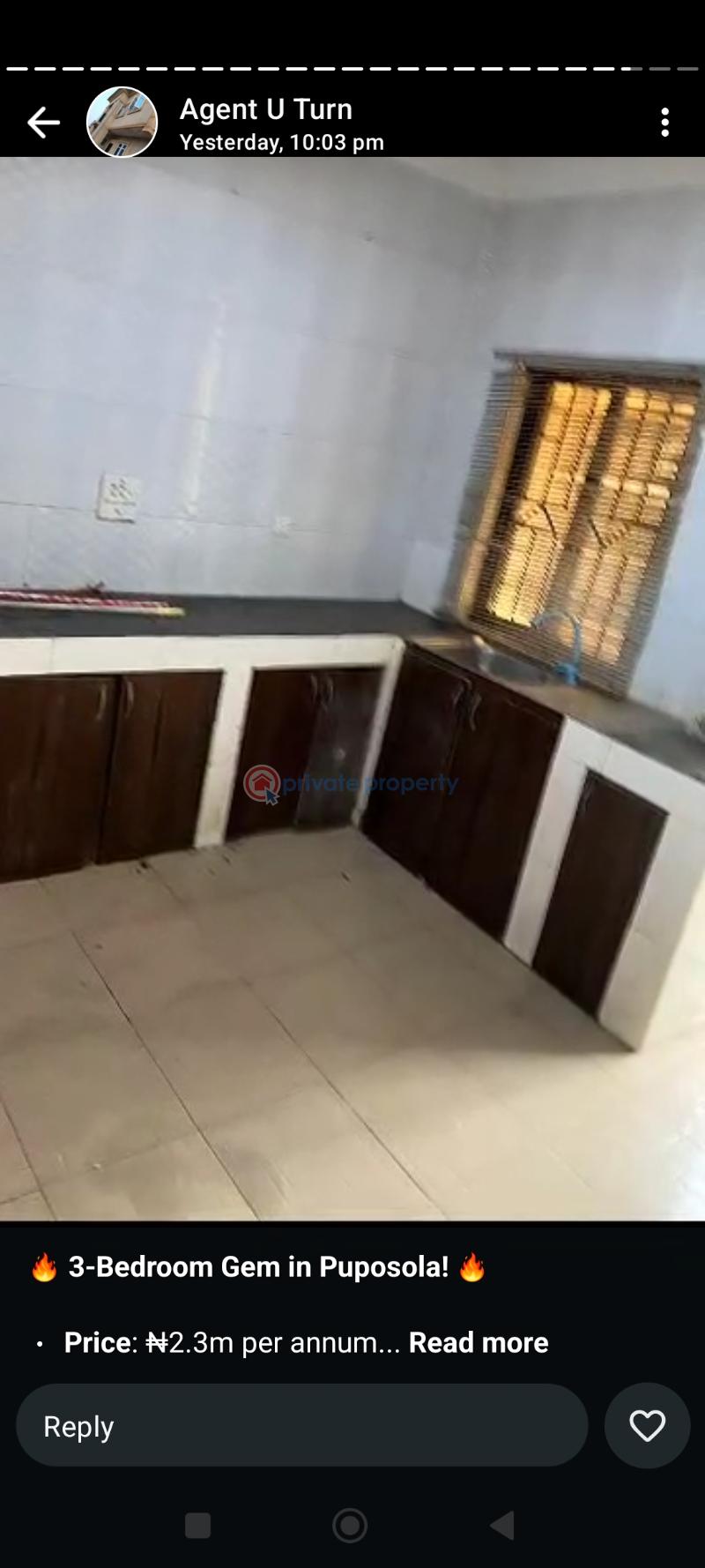 3 bedroom Block Of Flats For Rent Puposola Abule Egba Lagos - 4